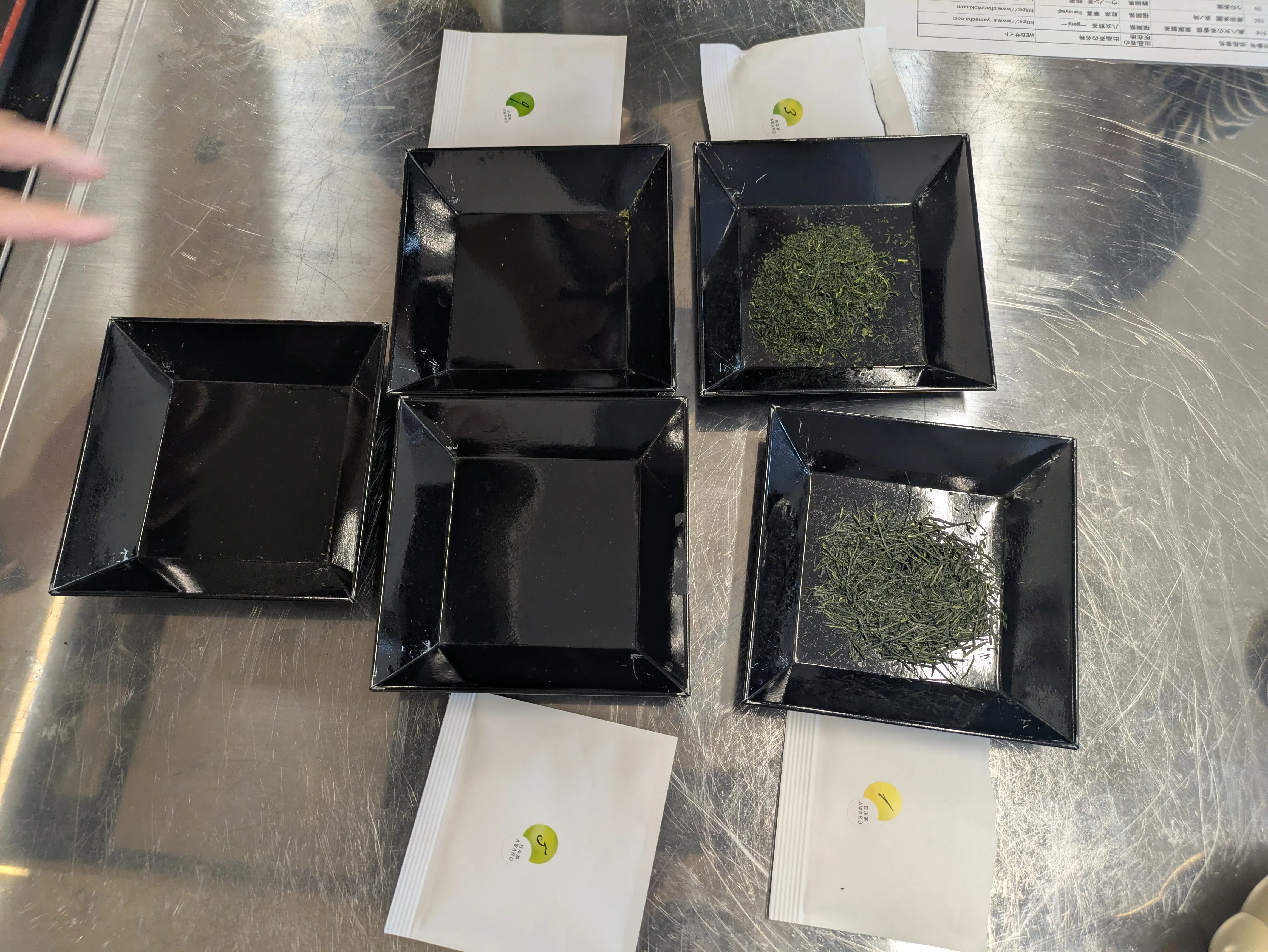 煎茶飲み比べ体験